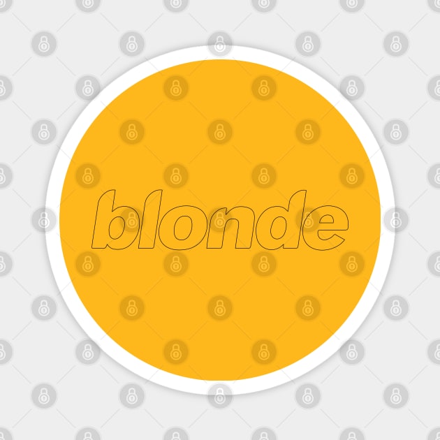 blonde- frank Magnet by tza